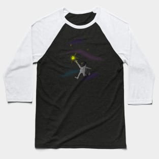 Space Walker Baseball T-Shirt